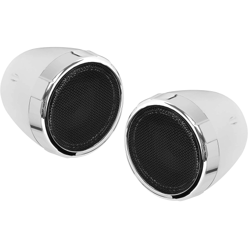 ATV Speakers/Amp, 3", Chrome