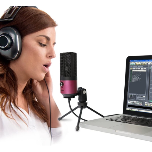 Fifine Usb Podcast Condenser Microphone Recording On Laptop, No Need Sound Card Interface and Phantom Power-K669