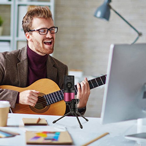 Fifine Usb Podcast Condenser Microphone Recording On Laptop, No Need Sound Card Interface and Phantom Power-K669