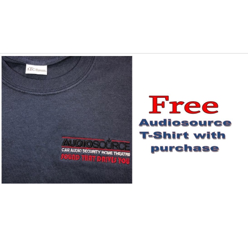 Alpine KTA-30FW Four Channel Tough Pack Amplifier + Free Audiosource T-Shirt