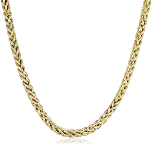 14K Yellow Gold Filled Round Franco Chain Necklace, 6.0mm Wide