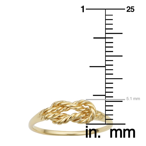 Love knot hot sale ring gold