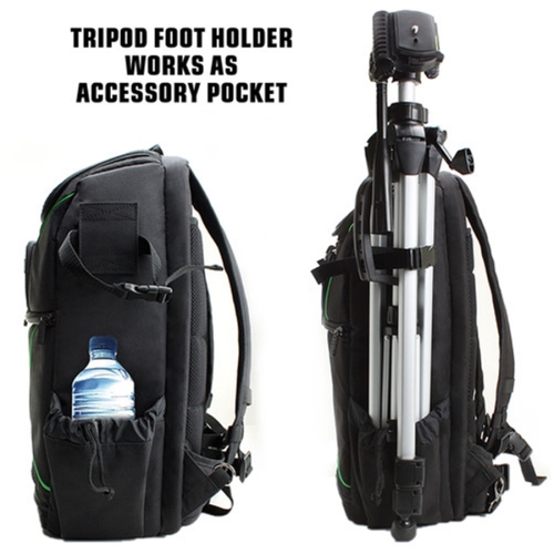 USA GEAR GRSLS17100GNEW DSLR Camera Backpack Green