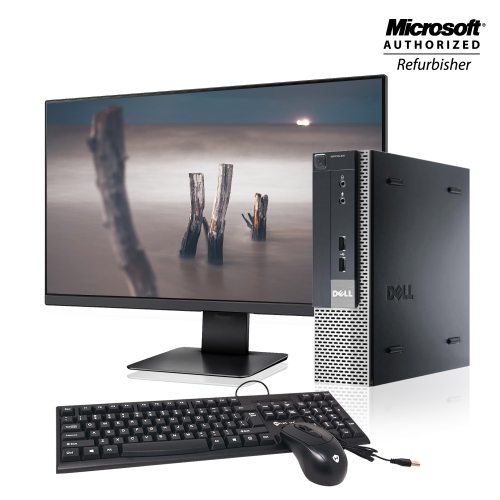 Dell Optiplex 990 Usff Desktop Computer Intel Core I5 2400s 3 2ghz 8gb Ram New 256gb Ssd Windows10 Home Brand New 24 Flat Monitor Hdmi Wifi Refurbished Best Buy Canada