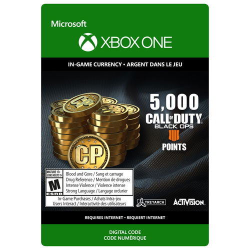 Call of Duty Black Ops 4: 5,000 COD Points - Digital Download