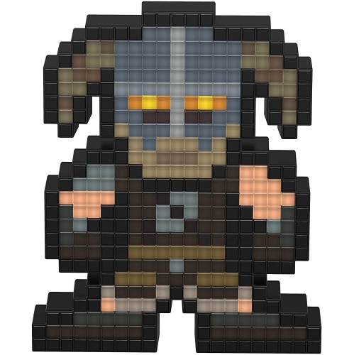 PDP Pixel Pals The Elder Scrolls V: Skyrim Dragonborn Collectible Lighted Figure, 878-036-NA-Dovahkiin