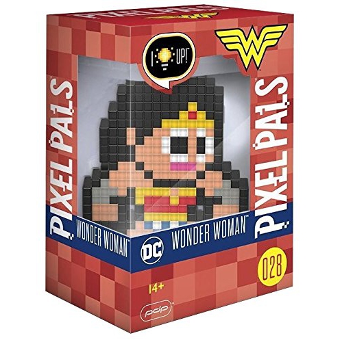 PDP Pixel Pals DC Comics Wonder Woman Collectible Lighted Figure, 878-029-NA-WWN