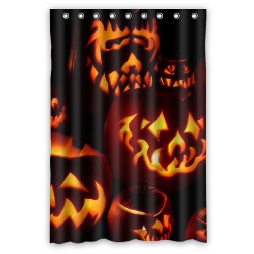 Zkgk Happy Halloween Waterproof Shower Curtain Bathroom Decor Sets
