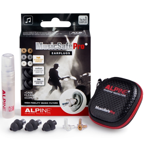 Alpine MusicSafe Pro Earplugs - Black