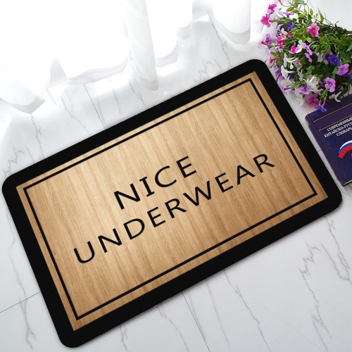 Zkgk Nice Underwear Non Slip Doormat Indoor Outdoor Bathroom