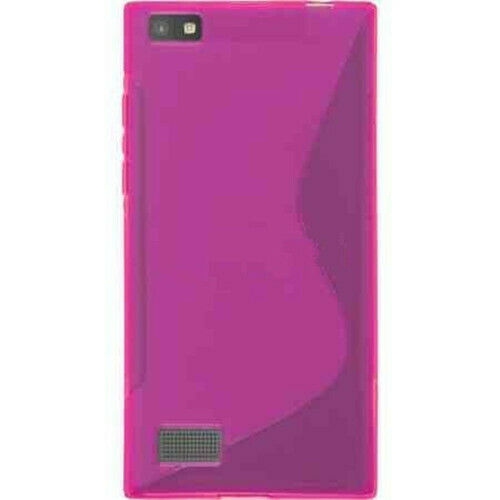 【CSmart】 Ultra Thin Soft TPU Silicone Jelly Bumper Back Cover Case for Blackberry DTek 50, Hot Pink