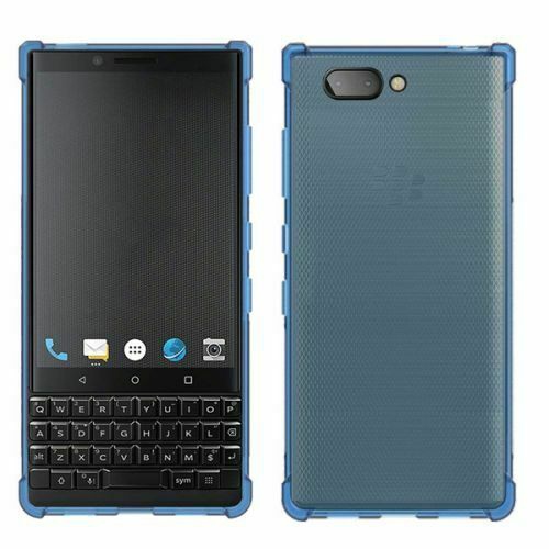 【CSmart】 Ultra Thin Soft TPU Silicone Jelly Bumper Back Cover Case for Blackberry Key2 Lite LE, Blue