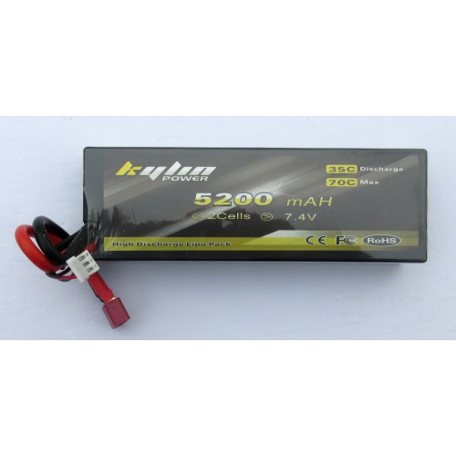 KYLIN  7.4V 5200Mah 35C Lipo Hard Shell Lipo Battery With