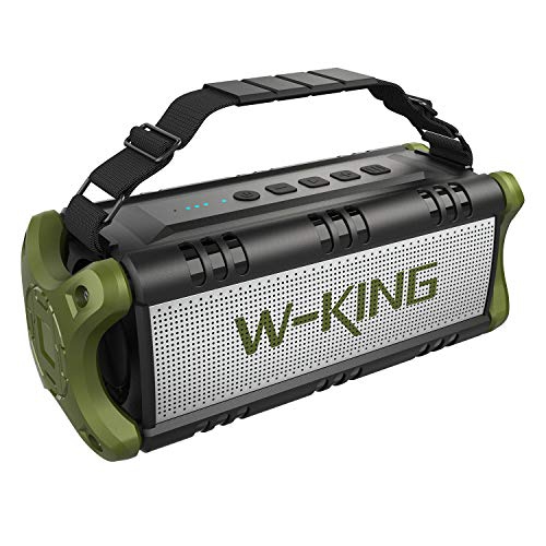 W-KING  50W Bluetooth Speaker, Portable Wireless Speakers Waterproof With 24 Hours Playtime, 8000Mah Battery Power Bank