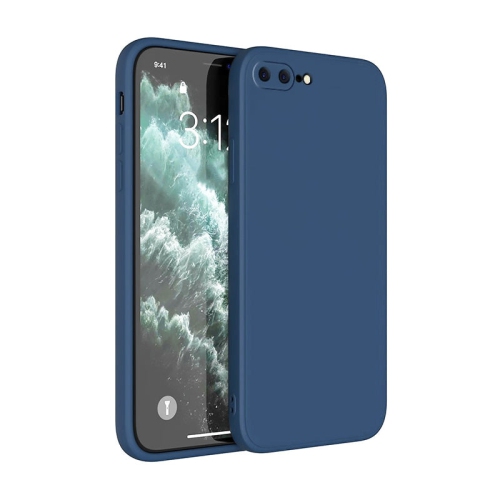 Étui souple bleu marine mat de PANDACO pour iPhone 7 plus ou iPhone 8 plus