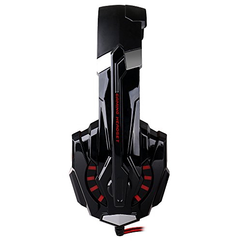 SENHAI G9000 3.5mm Game Gaming Headphone Headset Earphone Headband with Microphone LED Light for Laptop Tablet Mobile Phones