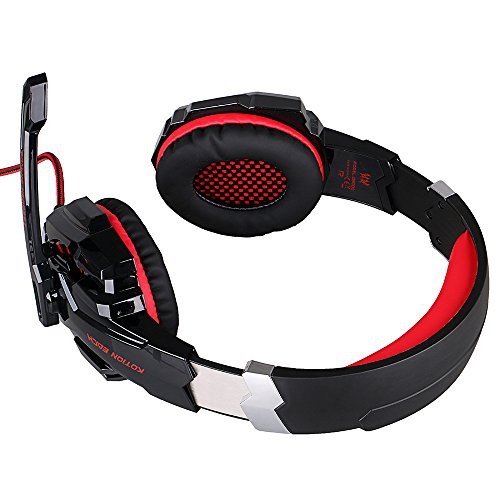 SENHAI G9000 3.5mm Game Gaming Headphone Headset Earphone Headband with Microphone LED Light for Laptop Tablet Mobile Phones
