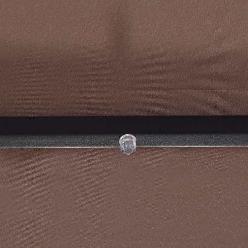 Costway 10ft Patio Solar Umbrella LED Patio Market Steel Tilt w/ Crank Outdoor