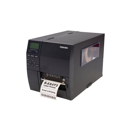 Toshiba B-EX4T2 Direct Thermal/Thermal Transfer Printer - Monochrome - Desktop - Label Print B-EX4T2-GS12-QM-R