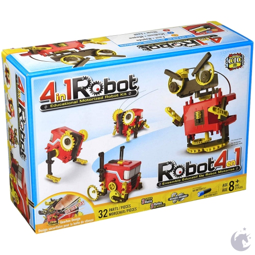 4-in-1 Motorized Robot Kit