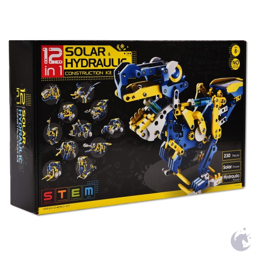12 in 1 Solar & Hydraulic Robotic Kit