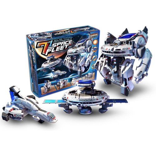7 in 1 Solar Rechargeable Space Fleet