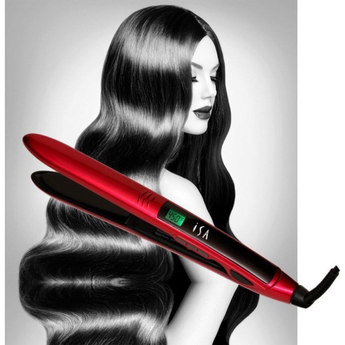 ISA Professional Digital Titanium Flat Iron Hair Straightener