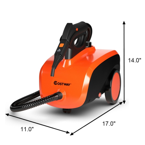 Costway 1500W Heavy Duty Steam Cleaner Mop Multi-Purpose Steam Cleaning 4.0 Bar 1.5L