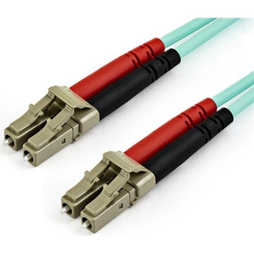 Startech 15m OM3 LC to LC Multimode Duplex Fiber Optic Patch Cable