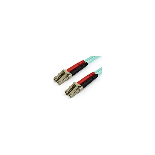 Startech 15m OM3 LC to LC Multimode Duplex Fiber Optic Patch Cable