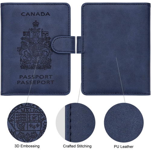 RFID Blocking Passport Holder Travel Wallet Cover Case | Best Buy