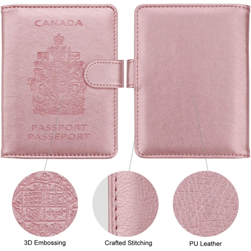 RFID Blocking Passport Holder Travel Wallet Cover Case