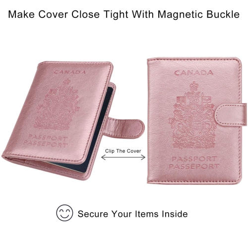 RFID Blocking Passport Holder Travel Wallet Cover Case