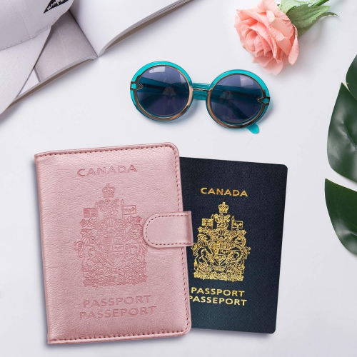 RFID Blocking Passport Holder Travel Wallet Cover Case