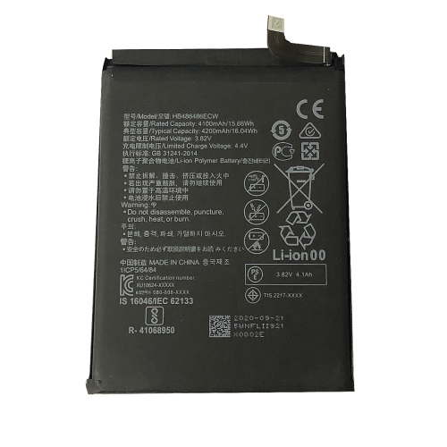 Replacement Battery HB486486ECW 4200 MAh For Huawei P30 Pro / Mate 20 ...