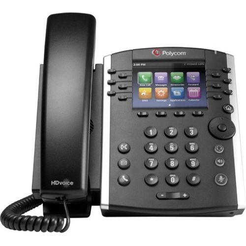 PLANTRONICS  Polycom Vvx 411 Ip Phone - Desktop - 12 X Total Line - Voip - Speakerphone - 2 X Network (Rj-45)