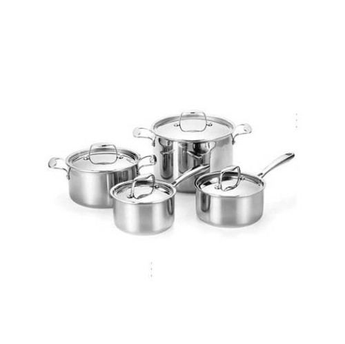8-Piece Integral 3 Stainless Steel Cookware Set - Cool Kitchen