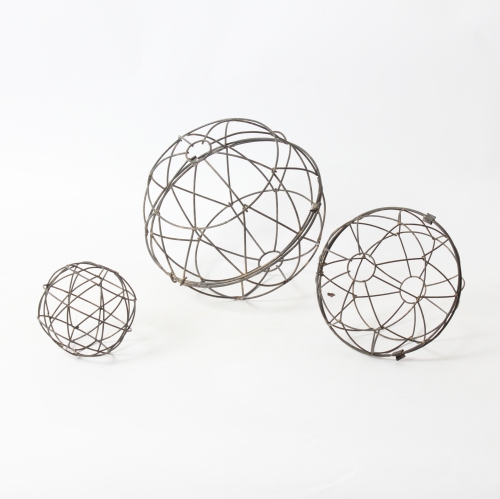 Open Metal Wire Ball Decors