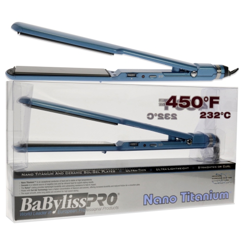 BaBylissPRO Nano Titanium Fer plat ultra mince 1-1/2 po