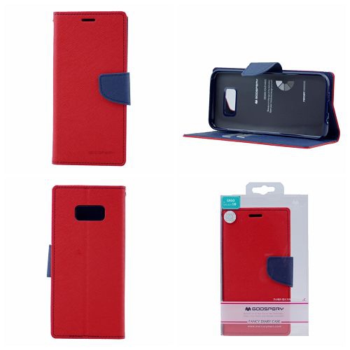 Samsung S8 Goospery Fancy Diary Flip,Red