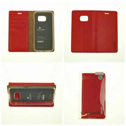 Samsung S7 Goospery BlueMoon Flip,Red