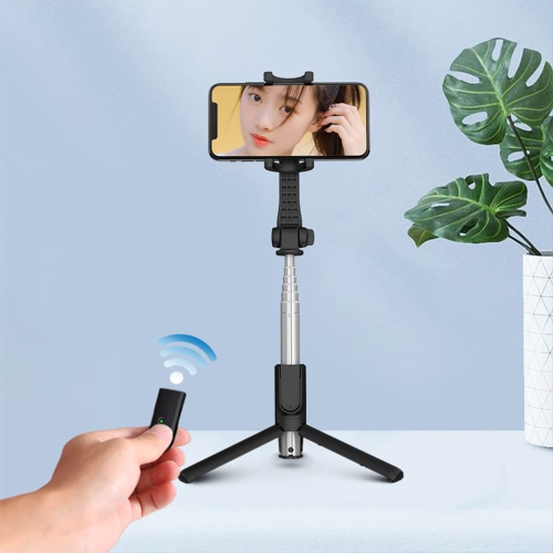 Navor Selfie Stick Tripod Mini Pocket Extendable Monopod with Remote 3-in-1