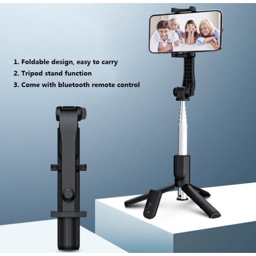 Navor Selfie Stick Tripod Mini Pocket Extendable Monopod with Remote 3-in-1