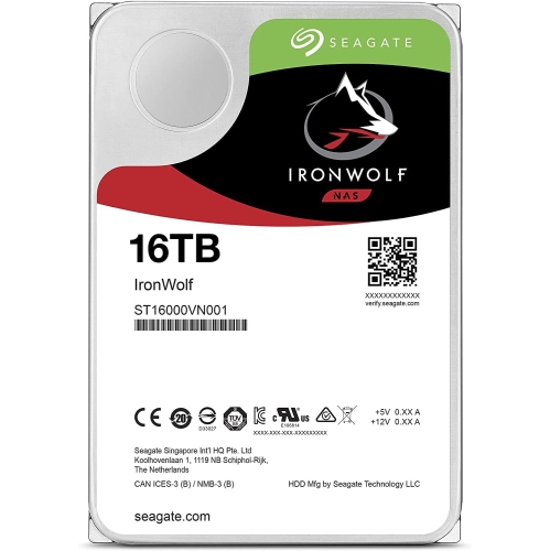 16TB IronWolf 3.5 HDD SATA 256MB 7200RPM