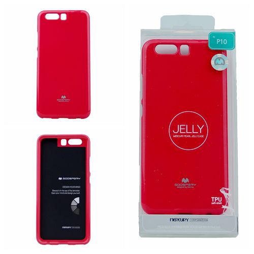 Huawei P10 Goospery Jelly Case, Hot Pink