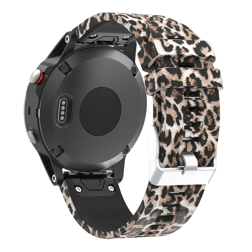 StrapsCo QuickFit 22 Silicone Rubber Watch Band Strap Compatible with Garmin  Fenix 5 \u0026 Forerunner 935 \u0026 Instinct - Leopard | Best Buy Canada