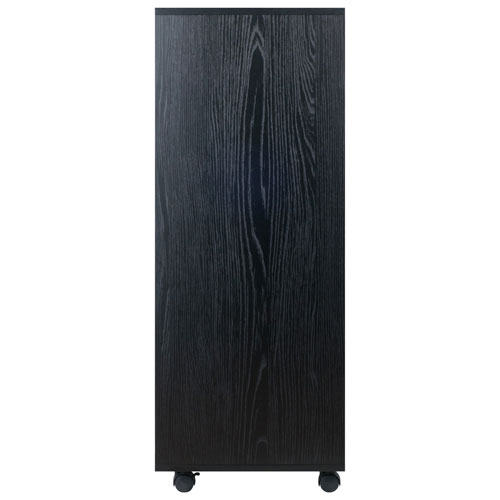Halifax 41" 5-Drawer Composite Wood Cabinet - Black