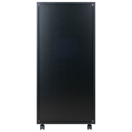 Halifax 41" 5-Drawer Composite Wood Cabinet - Black