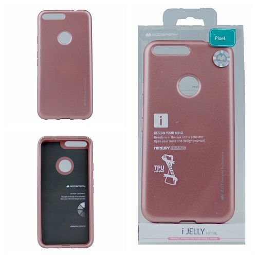 Goospery iJelly Metal Case For Google Pixel, Rose Gold