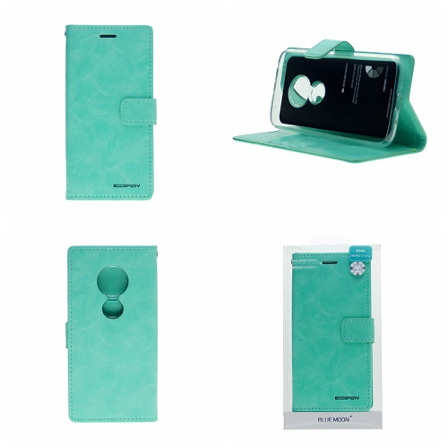 Goospery Bluemoon Diary For Moto G7 Play, Teal